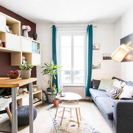 Beautiful Apt Near The Park Buttes Chaumont Apartment *