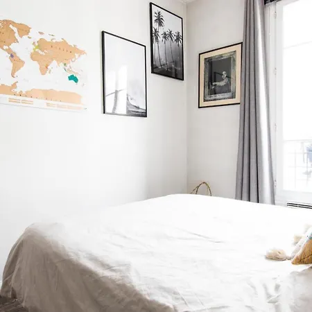 Apartment Beautiful Apt Near The Park Buttes Chaumont Paris